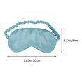 thumbnail image 4 of EeaseCA 2 Pcs Pure Silk Sleep Mask Sleep Eye Mask Sleeping Eye Cover Night Cover Eye, 4 of 7