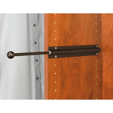 Rev-A-Shelf - Heavy-Gauge Metal Closet Valet Clothes Rod - Bronze