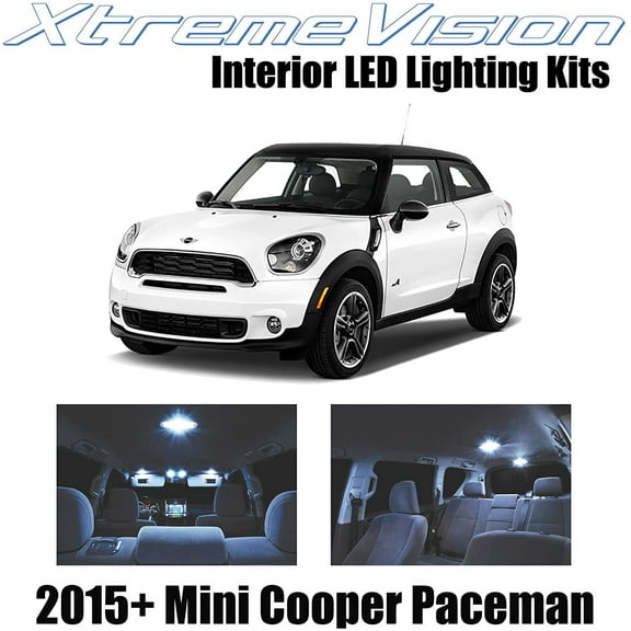 XtremeVision Interior LED for Mini Cooper Paceman 2015 17 pcs Cool White Interior LED Kit Installation Tool