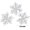 02-SilverC 8.66x8.66Inch, variant on SHENGXINY 3PCS Christmas Snowflake Wreath for Front Door Hanging Window Decoration,Artificial Plants Wreath for Porch Outdoor Indoor Home Holiday Party Decor 3.15x3.15Inch Silver