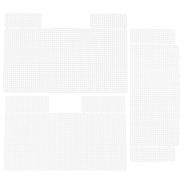 3 Sheets of Plastic Mesh Sheets DIY Bag Mesh Sheets DIY Knitting Bag Material