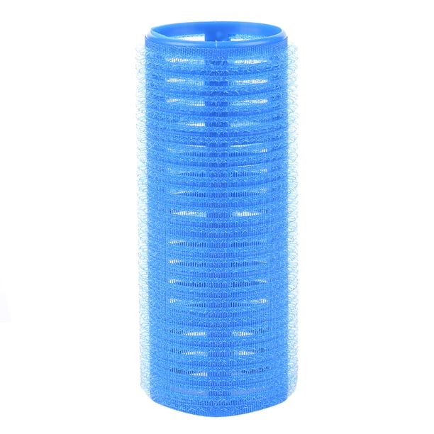 Rodillos para El Con Agarre Automático Barra Rizadora Autoadhesiva para Peluquería DIY (azul)