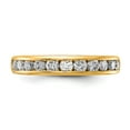 thumbnail image 4 of Solid 14k Yellow Gold Lab Grown Diamond 3/4 Ct. Channel Set Wedding Band Ring Size 8.5, 4 of 7