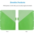 thumbnail image 2 of shiyou-24 Count Dividers with Two Pockets, Plastic 8 Insertable tabs Dividers for 3 Ring Binder Organizer, Binder Pockets for Letter Size Paper, 3 Sets, 2 of 4