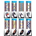 thumbnail image 4 of Cordones planos para zapatos Shoelaces, 2 pares, para zapatillas, color gris, 68,58 cm, 4 of 4