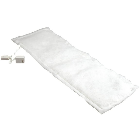 Lighted Snow Table Runner, Illuminated Blanket of Artificial Snow for Chrisas Village Display, White, 45” Long x 13” Wide