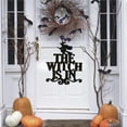 thumbnail image 4 of Matsuzay Letrero colgante para puerta de Halloween, tela no tejida, decoración de fiesta de pared de espeluznante, colgador para interior y Kits de decoración para fiestas No.01 Matsuzay HA000177-01B, 4 of 6