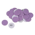 thumbnail image 1 of Unique Bargains 25 Pack 1-Inch Purple Sanding Discs 60 Grits Hook & Loop Professional Aluminum Oxide Sandpaper Mini Size, 1 of 5