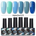 thumbnail image 5 of 6-Bottle Gel Nail Polish Set #21 - Base and Top Coat Gel Nail Polish Set, 6Pcs X 8.5Ml, Nail Polish Easter Mother'S Day Nail Care Makeup Organizers, 5 of 6