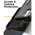 thumbnail image 5 of KOMI for Samsung Galaxy S24/S25 Case 5G Built-in Stand with Glass Screen Protector,Heavy Duty Drop Protection Full Body Rugged Shockproof Military Protective Tough Durable Cover for Galaxy S24/S25, 5 of 5
