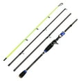thumbnail image 1 of Graflsoa Blue Lightning 4-Section Carbon Fiber Casting Rod, 2.1m, Lightweight & Durable with Stainless Steel Guides, Ergonomic Handle, and Storage Case, 1 of 7