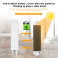 thumbnail image 3 of Yeacher Solar Powered BT Control Smart Blinds Drive Motor Tuya WiFi Motorized Chain Roller Voice Control Shade Shutter Drive Motor Work With Alexa Google Home Support Time Scene and Group Mode, 3 of 6