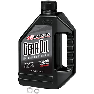 Tusk Drivetrain Oil Change Kit with Maxima Oil For YAMAHA GRIZZLY 350 IRS 4x4 2007-2011
