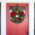 thumbnail image 2 of Village Lighting 30 in. Pre-Lit LED Wreath - Red Magnolia, 2 of 6
