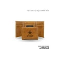 thumbnail image 1 of Dallas Cowboys BROWN FAUX LEATHER LASER ENGRAVED TRIFOLD WITH BLACK LOGO, 1 of 1