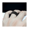 thumbnail image 6 of 8.7mm Popular for Men Women Silicone Cool Rings Silicone Wedding Ring Environmental Outdoor Sports RingX2 11, 6 of 7