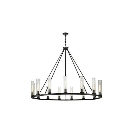

15 Light Chandelier in Transitional Style-48 inches Tall and 60 inches Wide-Bronze Finish Bailey Street Home 372-Bel-4652123
