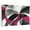 Pink, variant on Sweeping Arcs Canvas Wall Art, Abstract Black White Yellow Overlapping Ribbons Wooden‑Stretched Canvas Print Artwork, Home Wall Decor for Living Room Bedroom Office 10"Lx8"W