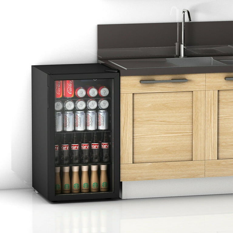 Gymax 60 2024 can beverage refrigerator