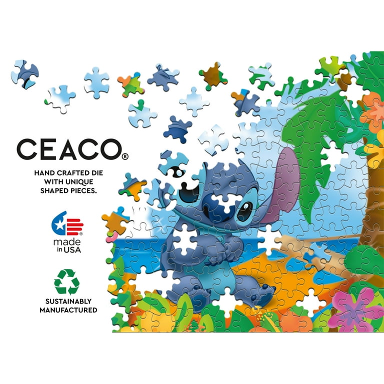 Ceaco - Disney Friends - Flower Power Stitch - 200 Piece Interlocking  Jigsaw Puzzle