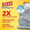 thumbnail image 6 of Glad ForceFlex Plus 20 Gallon Drawstring XL Kitchen Trash Bag, Gain Original, 30 Bags, 6 of 8
