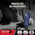thumbnail image 5 of Dteck Motorola Moto G Stylus 5G 2022 Case, Military-Grade Metal Ring Kickstand 15ft Drop Tested Shockproof Heavy Duty Protective Magnetic Stand Cover,Blue, 5 of 6