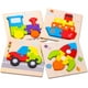 thumbnail image 1 of Rompecabezas de madera JAMW para niños de 12 a 13 años con 4 autos de aprendizaje Montessori, 1 of 5