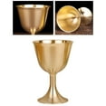 thumbnail image 6 of guohui 6xBrass Goblet Drinking Glasses Cup for Party Home Worship Buddha S, 6 of 9