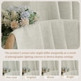 thumbnail image 6 of Patin Natural Curtains 2 Panels 42 x 54 Inch, Soft Light Filtering Faux Linen Textured Farmhouse Bedroom Curtains, Rod Pocket Airy Drapes for Living Room, 6 of 10