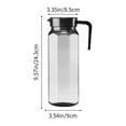 thumbnail image 3 of LEEYNEER Glass Pitcher with Lid Beverage Serveware and Storage Container for Cold Drinks and Liquids  Juice Container  Water Jug  Fridge Pitcher for Iced Tea or Milk, 3 of 6