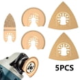 thumbnail image 1 of 5pcs Carbide Oscillating Multi Tool Mixed  Carbide Blades Set  Quick Release oscillating Saw Blades Accessories kit for Tile Grout Mortar Concrete Masonry, 1 of 8