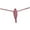 Dark Watermelon Red, variant on Men's Ice Silk T-backUnderwear Enhance Pouch Cotton Mini Bikini Thong Push-out G-string Light Watermelon Red L