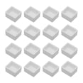 thumbnail image 2 of 100 piezas de bandejas de pintura de acuarela de plástico vacías, medias bandejas de acuarela para pintar, 2 of 8