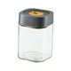 thumbnail image 5 of Tarro de vidrio hermético, contenedor de Kimchi, tarro de pepinillos, bote de té apilable, tarro de para dulces, pasta, té suelto, aperitivos gris 1000ml, 5 of 8