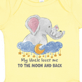 thumbnail image 4 of Inktastic My Uncle Loves Me to the Moon and Back Elephant Family Boys or Girls Baby Bodysuit, 4 of 5