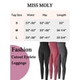 thumbnail image 5 of MISS MOLY High Waist Seamless Leggings for Women Workout Yoga Pants Cutout Eyelet Butt Lifting Active Tights for Women, 5 of 5