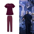 thumbnail image 1 of Conjunto de uniformes médicos Fernando traje de trabajo de enfermera parte superior y pantalones L, 1 of 8