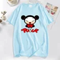 thumbnail image 6 of Funny Cartoon Pucca China Doll T-shirt Men Women Cute Graphic T Shirts Cotton Short Sleeve Men's Clothes Anime Tee Shirt, 6 of 10