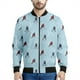 thumbnail image 3 of Chaqueta bomber con estampado de equipo de hockey para hombre, sudadera de manga larga en 3D, chaqueta bomber con cremallera de gran tamaño y estilo urbano, 3 of 5