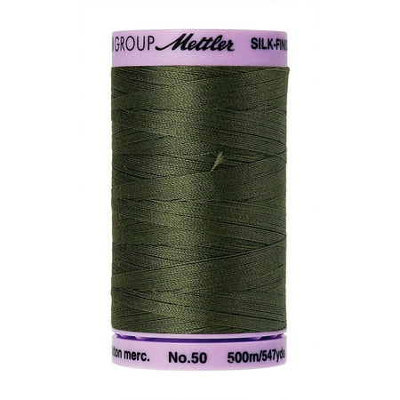Silk-Finish Solid Cotton Thread, 547 yd/500m, Burnt Olive, Both solids and multi's are perfect for all your quilting, sewing and long arm cotton needs By