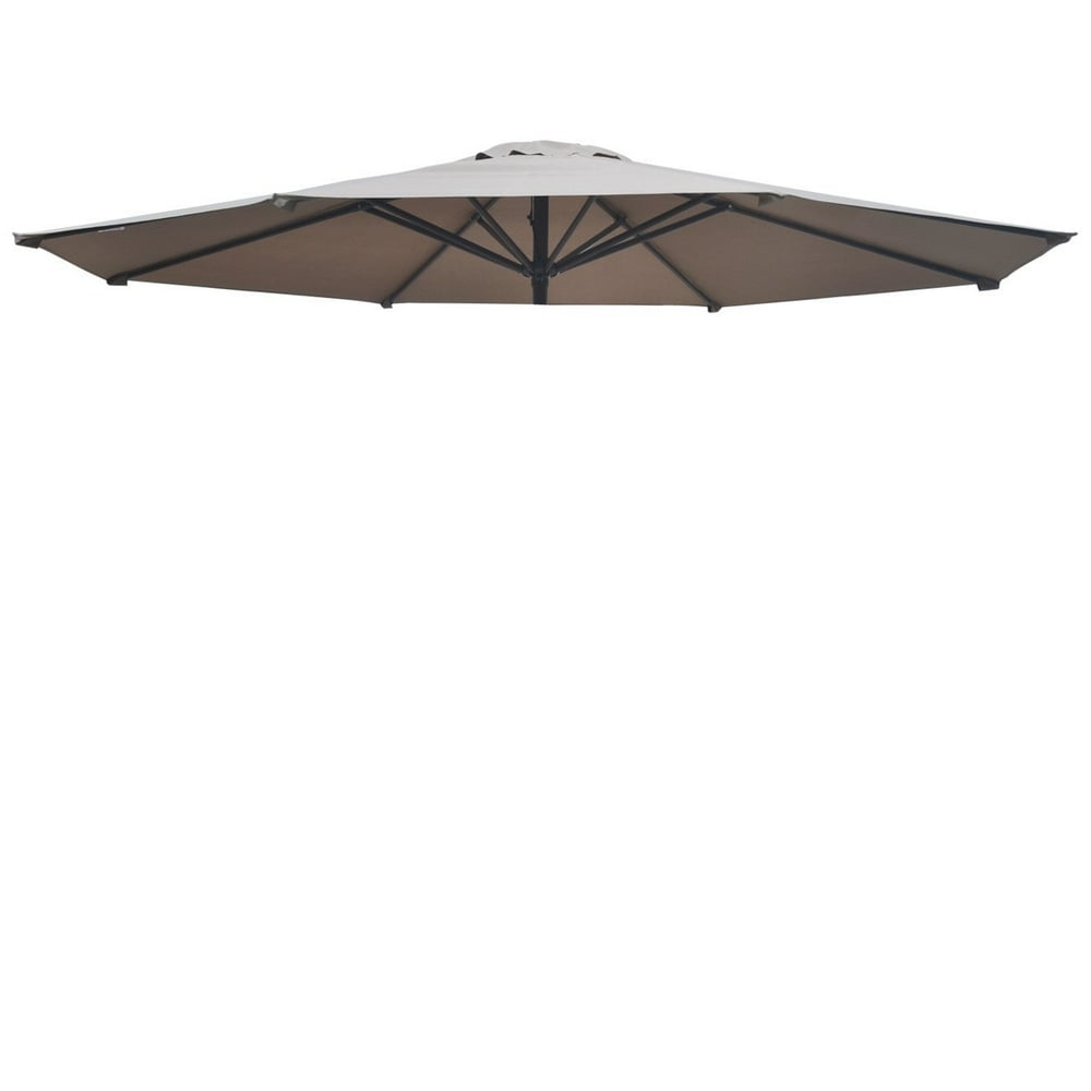 Replacement Patio Umbrella Canopy Cover for 9ft 8 Ribs Umbrella Taupe