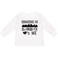 thumbnail image 3 of Inktastic El Paso Texas Someone Loves Me Skyline Boys or Girls Long Sleeve Toddler T-Shirt, 3 of 5