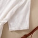 thumbnail image 5 of Puntoco Vestido De Manga Corta De Algodón Y Lino Jacquard De Color Liso Para Mujer Cintura Media Blanco M,Regalos Para Mujer Joven, 5 of 9