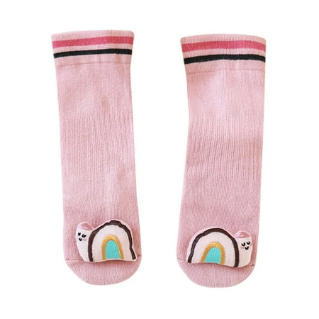 

TY-Baby Toddler Girl Boy Cartoon Pattern Stockings Children High Stocking Cotton Middle Socks Leg Warmers