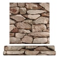 thumbnail image 1 of Moyic Papel Pintado 3D Piedra Pizarra Piedra Rústica Efecto Ladrillo PVC Revestimiento De Paredes Decoración Decoración del hogar No.2 Moyic HA025993-02, 1 of 6
