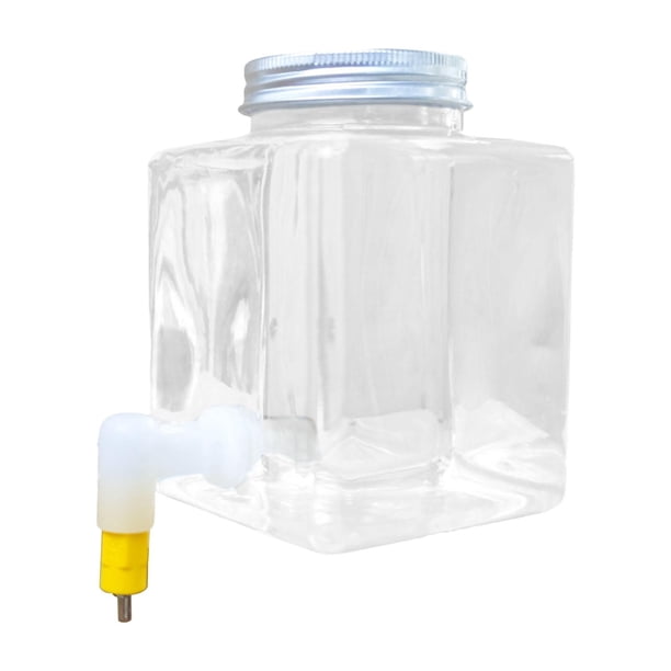 Dispensador automático de agua para pájaros, fuente para instalar para periquitos, canarios, codornices y agapornis.