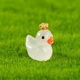 thumbnail image 5 of Luminous Crown Duck Doll Moss Fish Tank Decoration, Mini Duck, Fish Tank Decoration Accessories, Realistic Detail Design, Can Be Used for Aquarium, Glass Container Decoration or Table Display, 5 of 6