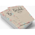 thumbnail image 4 of Inkdotpot 30Rustic Kraft FloralFill-In Style Bridal Shower Invitations Wedding Blank Invites, 4 of 8