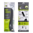 thumbnail image 3 of NotSocks™ - Insole Socks, Anti-Odor Washable Shoe Liners, One Size Fits Women’s 4-Men’s 12, Smoke Black, Reusable Sockless Comfort (3-Pack), 3 of 8