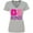 Athletic Heather, variant on Be Kind Logo in Pink and Purple Women's V-Neck T-Shirt